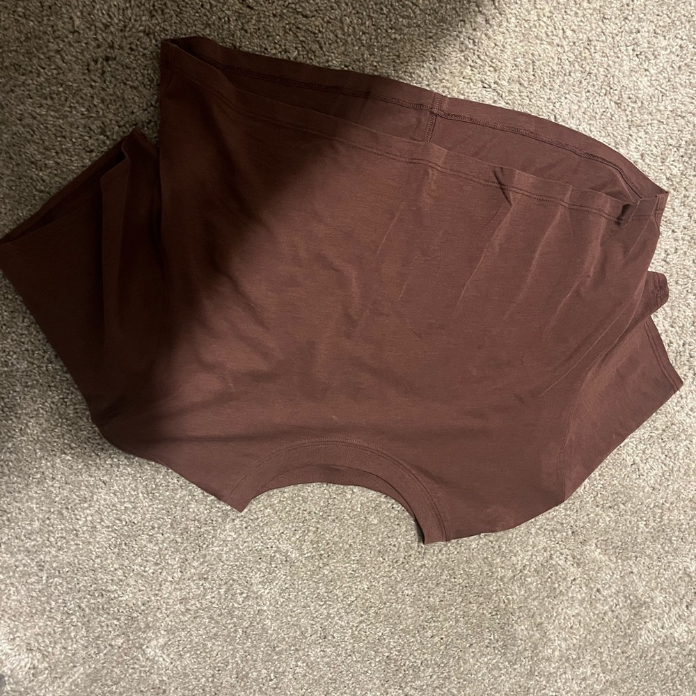 Brown all yours cropped tee
